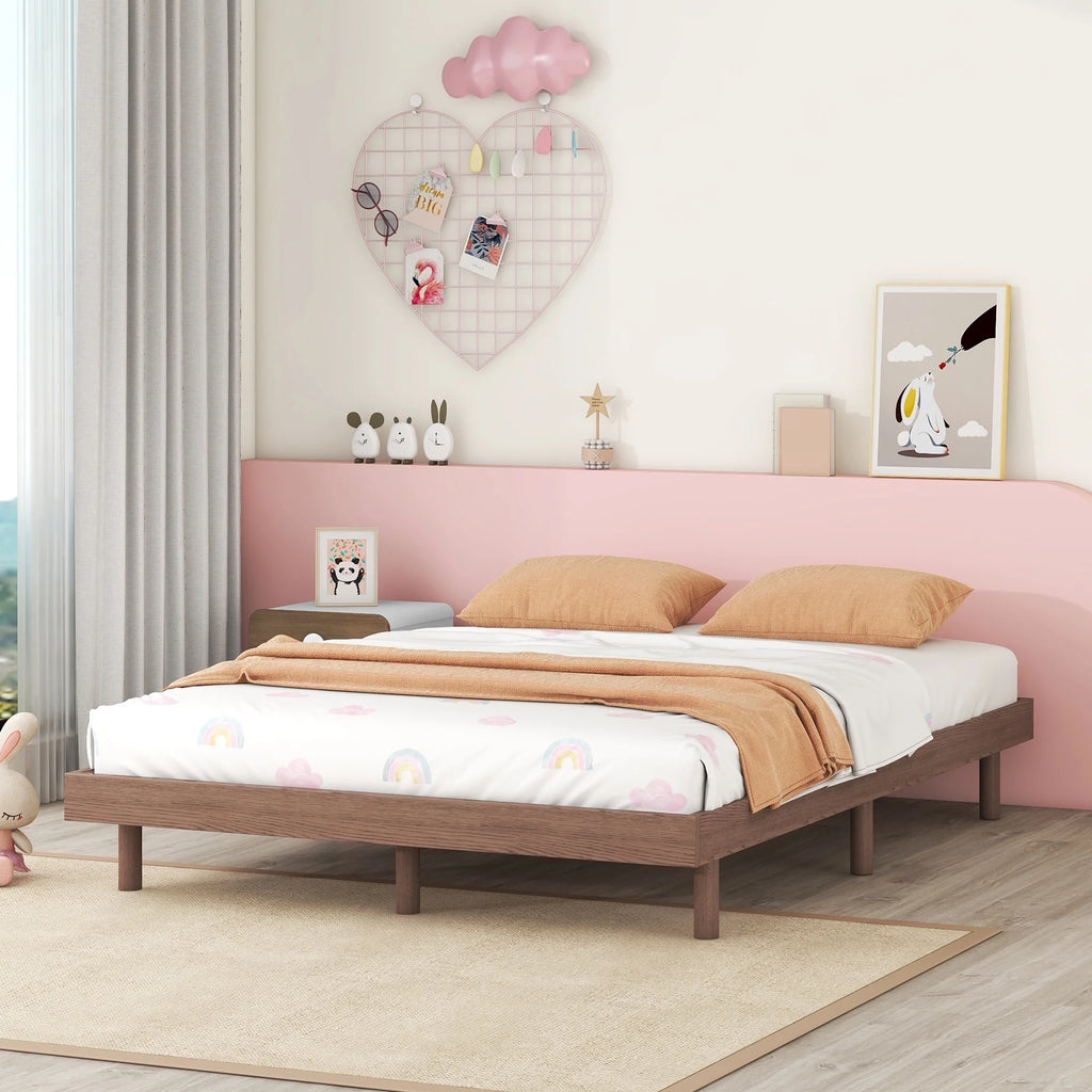 Full Floating Platform Bed Frame K38302