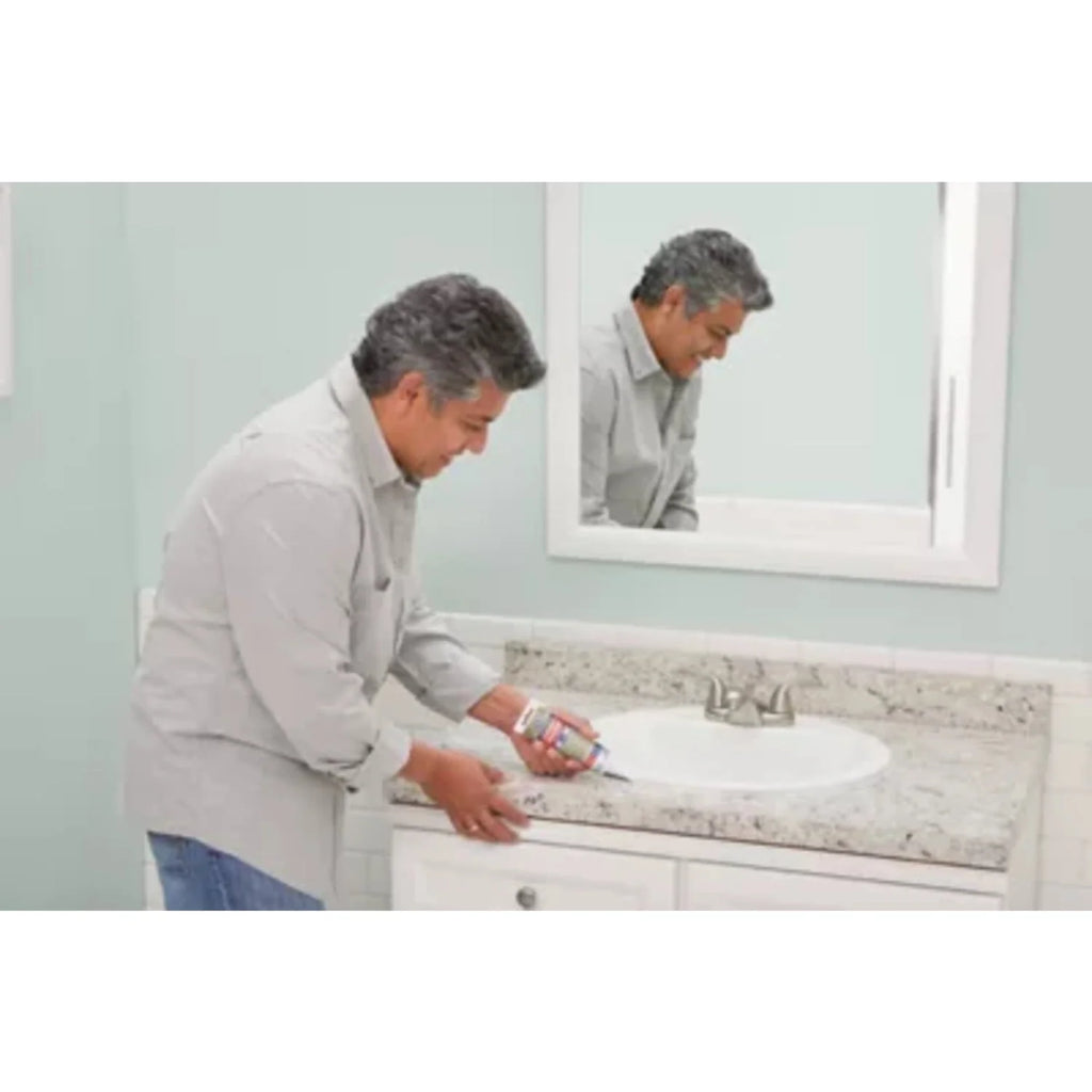 White Silicone Kitchen & Bath Sealant Y941294