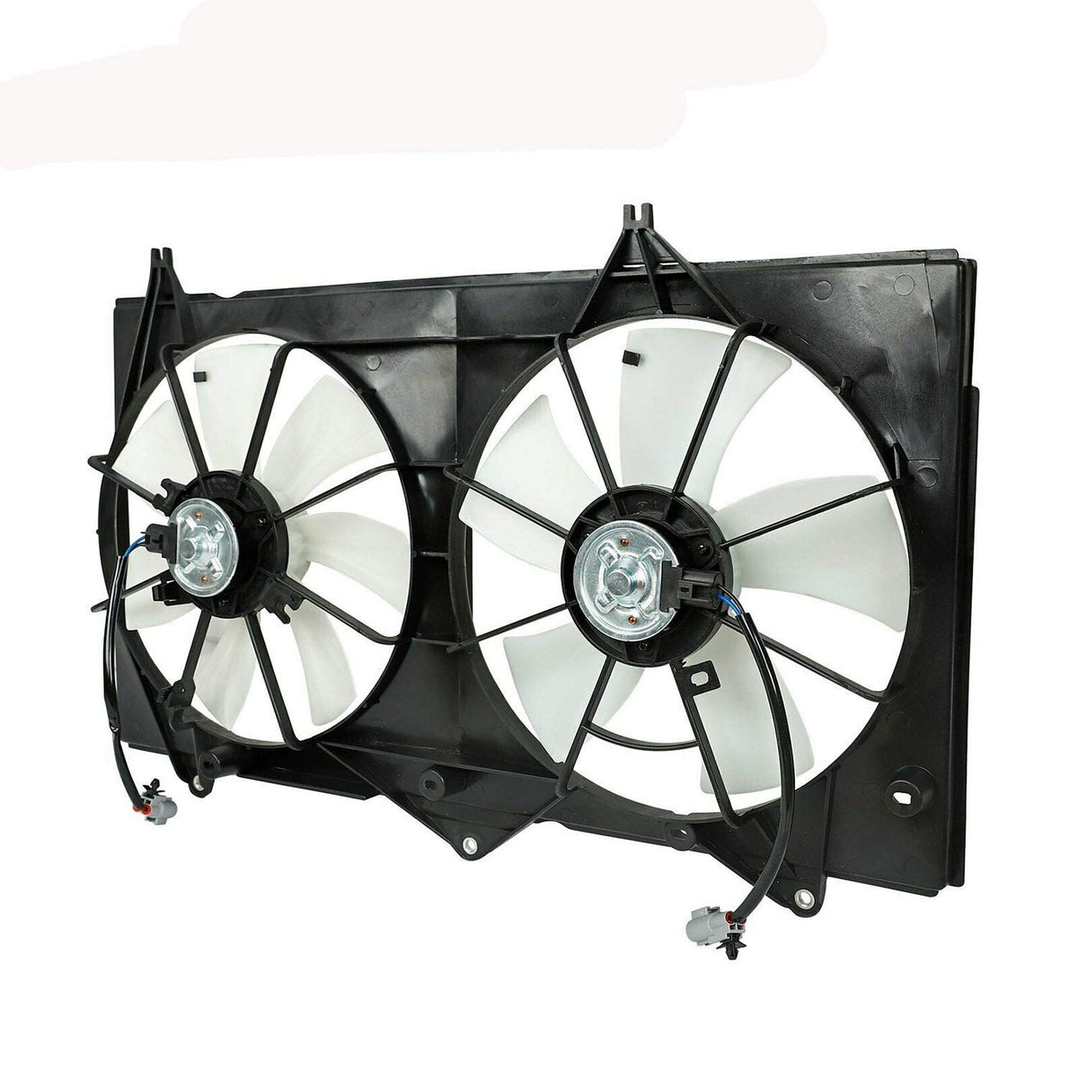 Dual Radiator Cooling Fan with Motor for 2002-2006 Camry 2002-2008 Solara 2.4L Pack of 2 X130