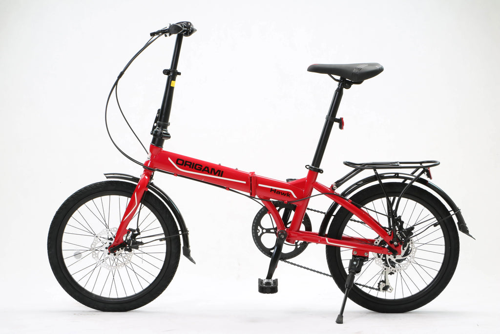 Red Folding Bicycle F764511