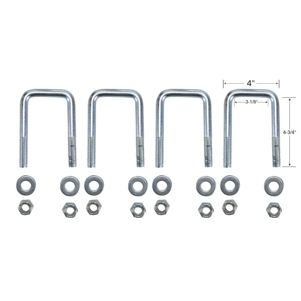 Heavy-Duty Pontoon Trailer Guide-Ons for 3" Trailer Frames, Includes 2 Guide-Ons Y1164
