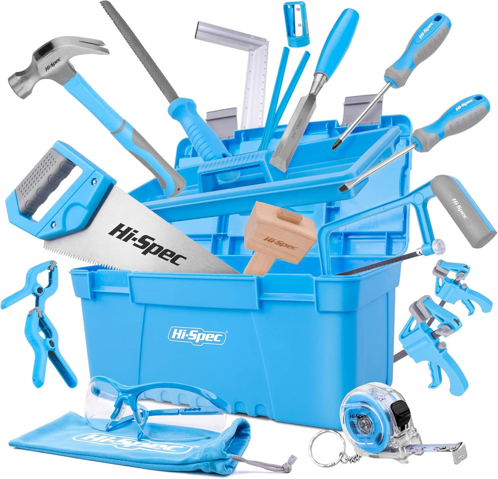 25 Piece Blue Tool Kit Set with Tool Box Y845233