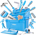 25 Piece Blue Tool Kit Set with Tool Box Y845233