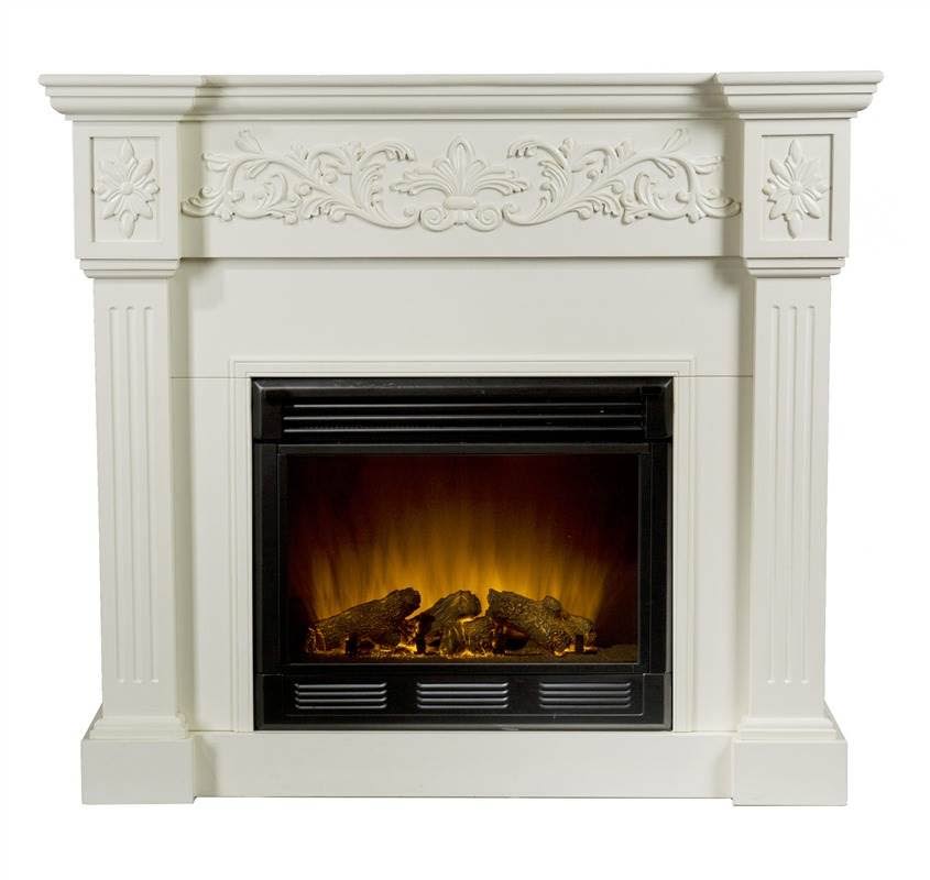 Espresso Carved Electric Fireplace X914150