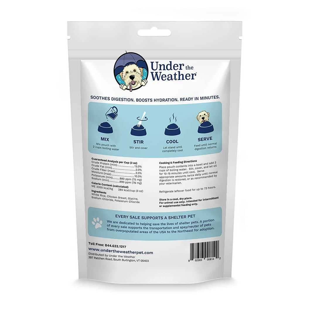 Chicken & Rice Bland Diet for Dogs H839