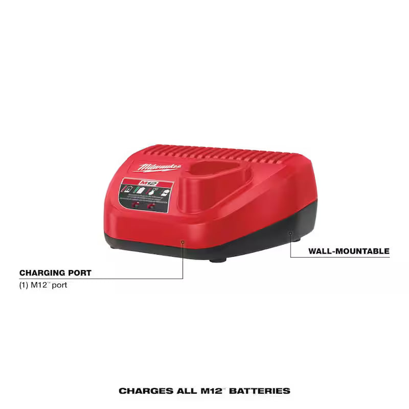 12-Volt Lithium-Ion Battery Pack 4.0 Ah and Charger Kit B9362