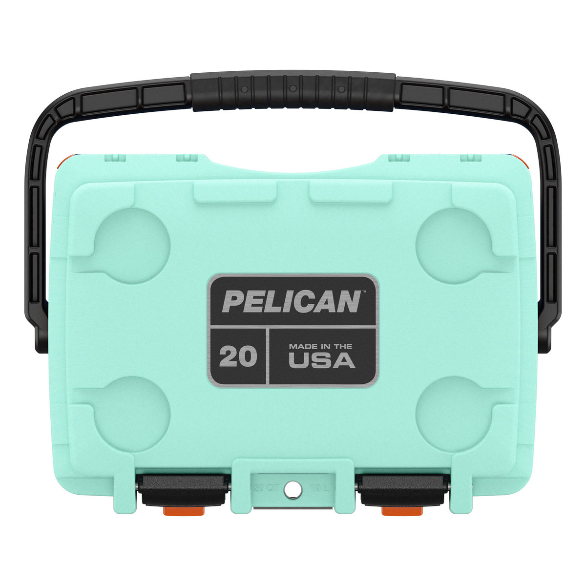 20QT Elite Cooler Pacific Blue Orange Seafoam I579