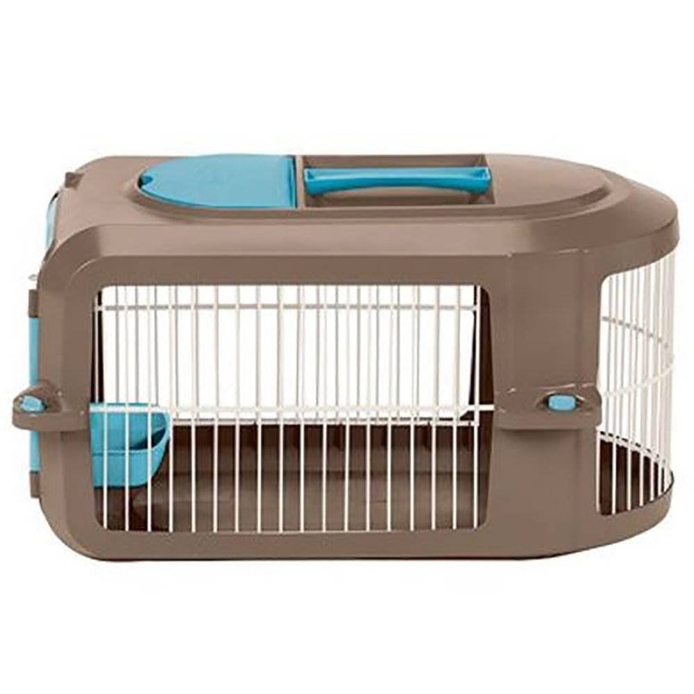 Small Pet Travel Carrier with Food Trays (2 Pack) L8632