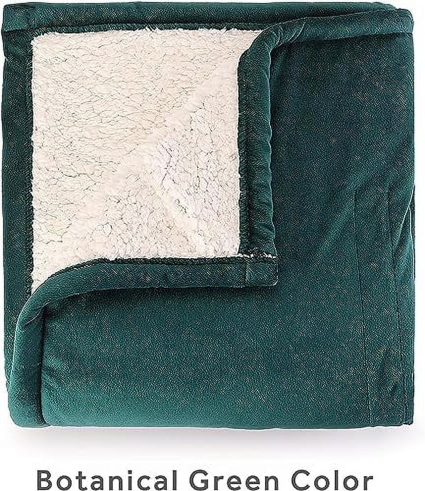 Mink Sherpa Heated Throw Blanket L3104