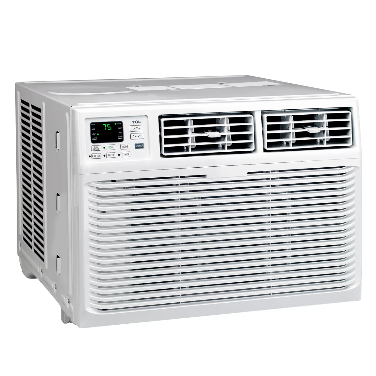 8000 BTU Smart Window Air Conditioner with Remote, White A389350