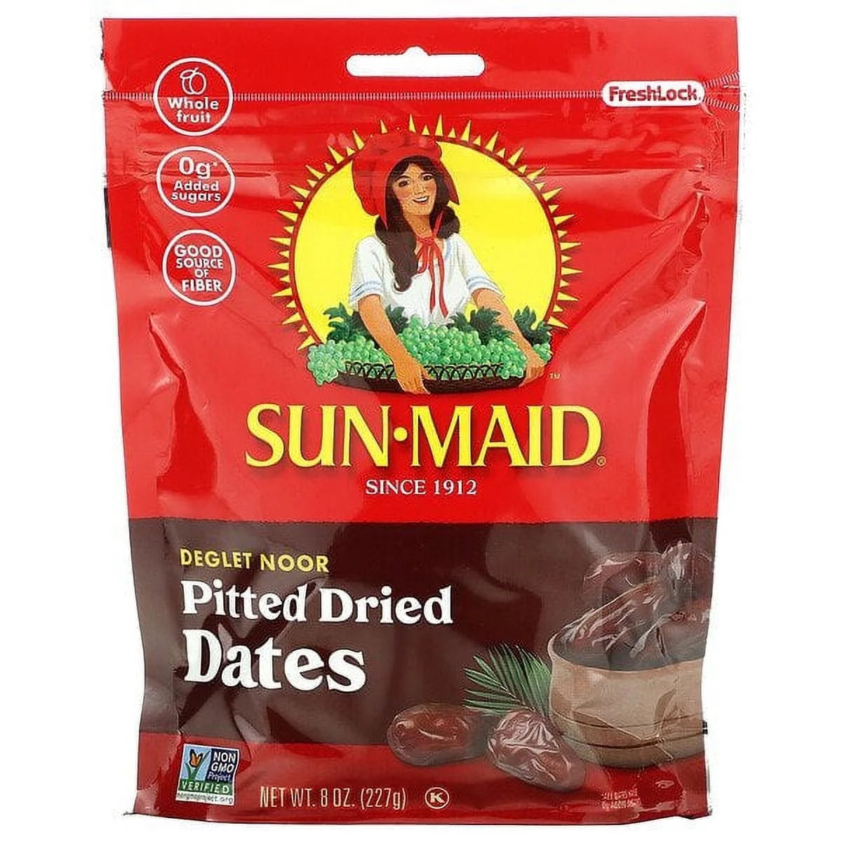 Pitted Dried Dates 8 oz Pack of 3 T819