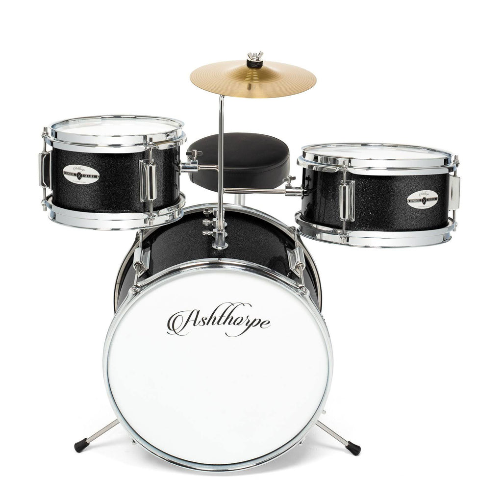 3-Piece Junior Drum Set with Bass, Throne, Cymbal, Pedal T6150