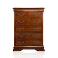 5 Drawer Chest in Brown Cherry D16176