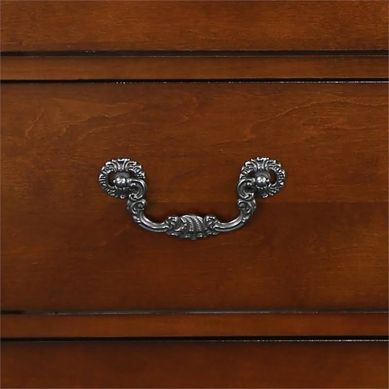 5 Drawer Chest in Brown Cherry D16176