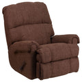 Chocolate Chenille Rocker Recliner U317954