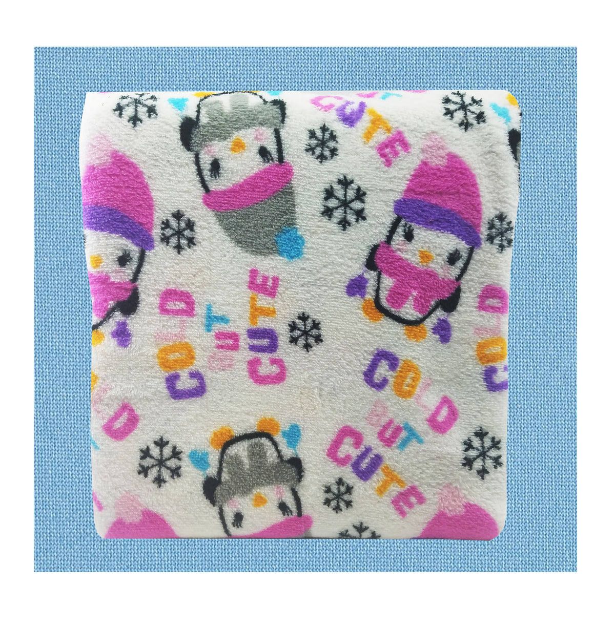 Pink Purple Micro-Plush Throw Blanket 50 x 60 inches D4521