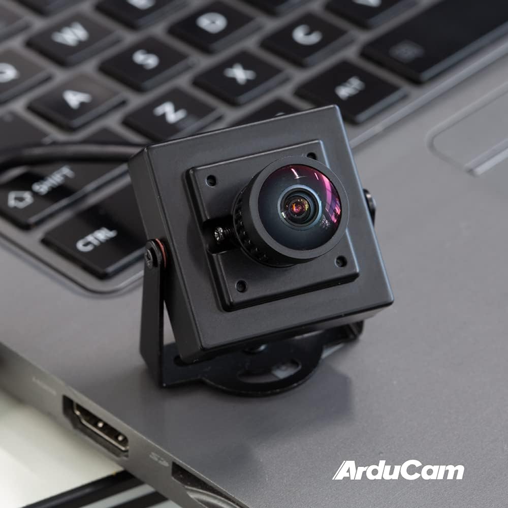 16MP Wide Angle USB Camera with Metal Case, 1/2.8 CMOS IMX298 Mini UVC USB2.0 4K Video Webcam, Pack of 2 W8297