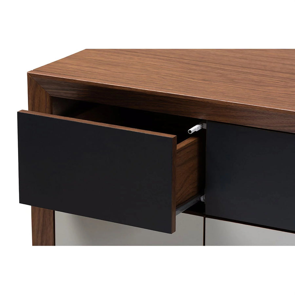 Multicolor Wood 6-Drawer Chest F738
