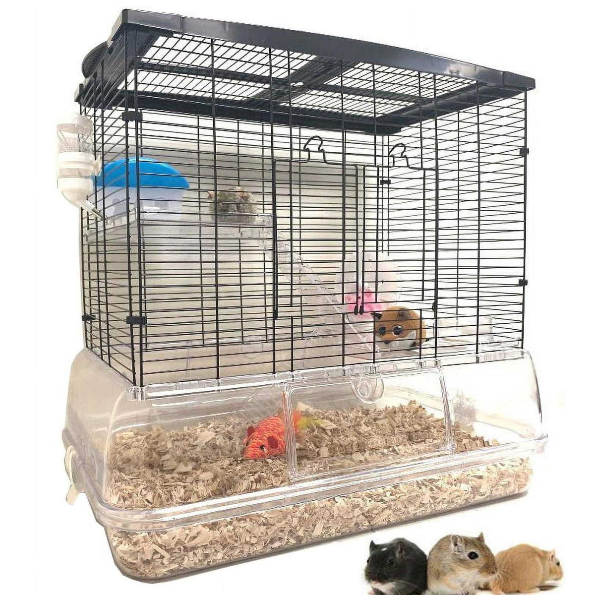 Large 3-Story Acrylic Clear Hamster Cage W263