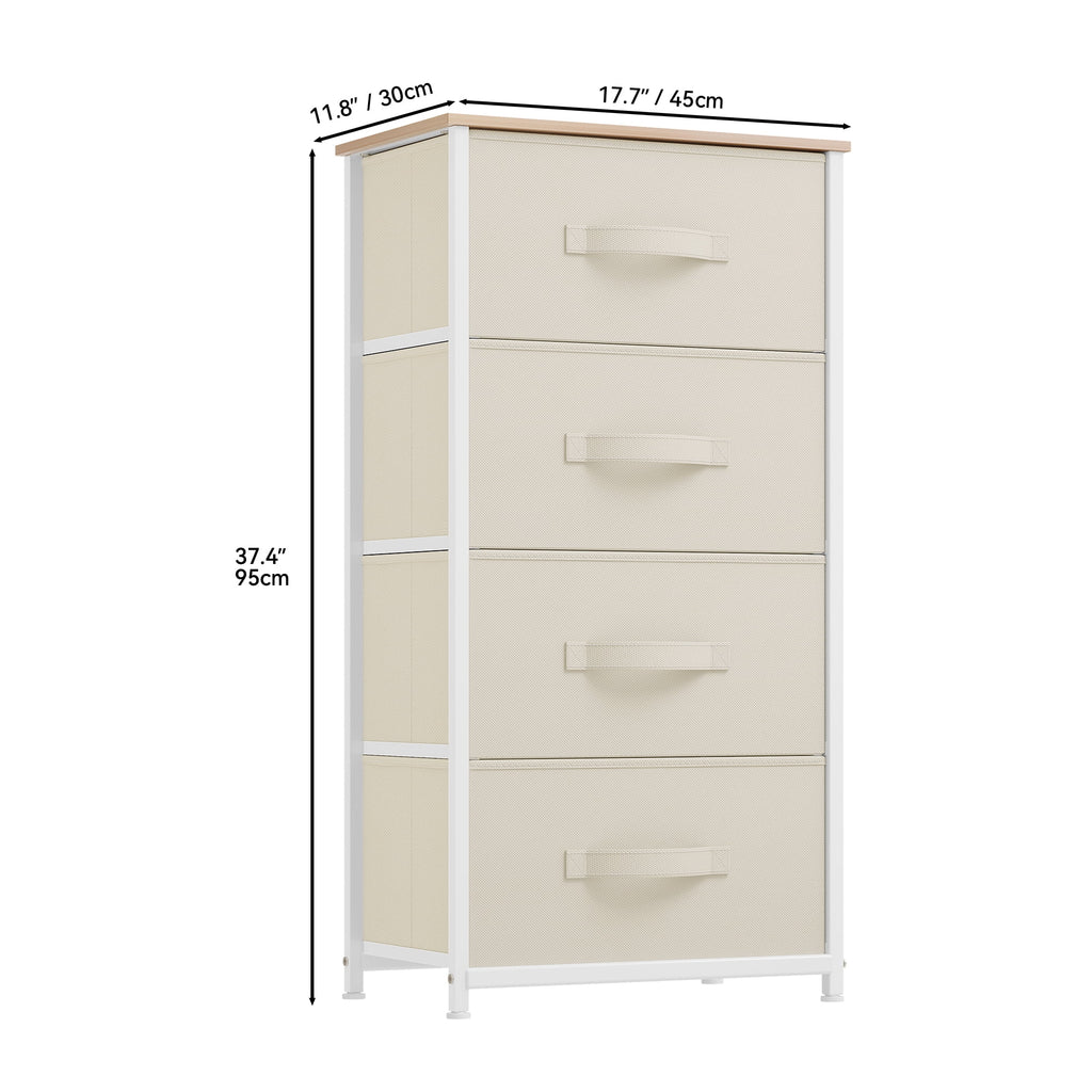 Fabric 4 Drawer Dresser E1959