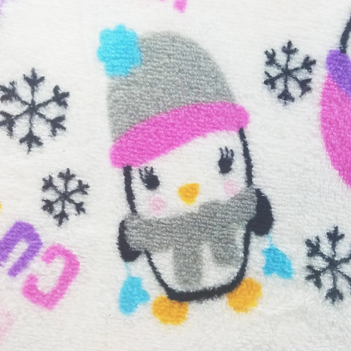 Pink Purple Micro-Plush Throw Blanket 50 x 60 inches D4521
